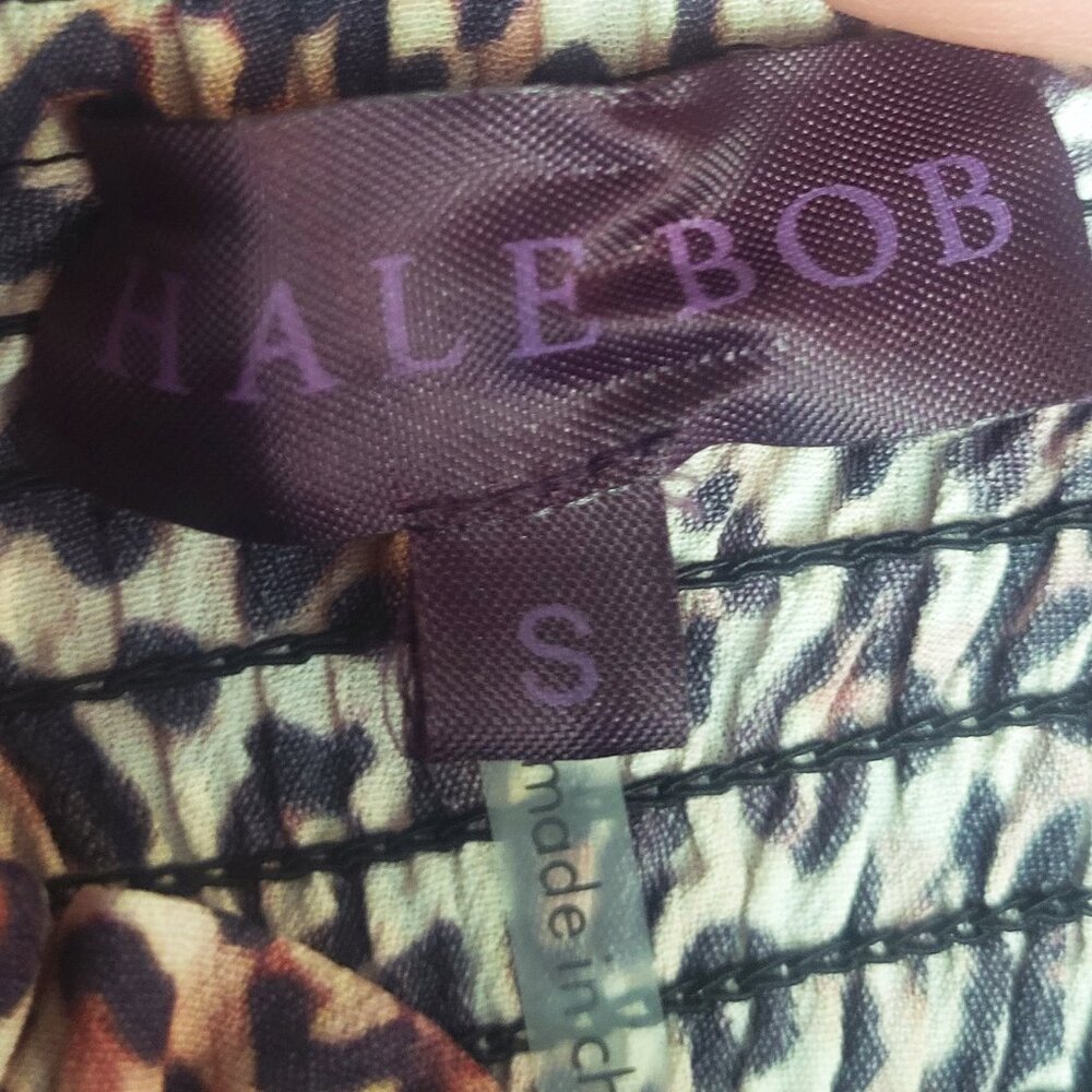 Hale Bob ~ Sz S ~ Animal Print ~ Halter Top Dress ~ Excellent Condition - Picture 11 of 11